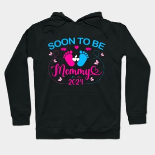 Soon To Be Mommy 2024 New Mommy Promoted To Mommy Pregnancy Hoodie